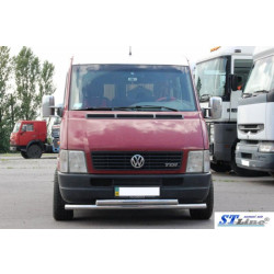 Купити Передній захист ST014 (нерж) для Volkswagen LT 1995-2006 рр