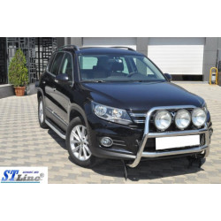 Купити Кенгурятник WT018 (нерж) для Volkswagen Tiguan 2007-2016 рр