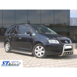 Купити Кенгурятник QT006 (нерж) для Volkswagen Touran 2003-2010 рр