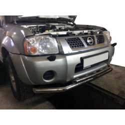 Купити Передній захист ST014 (нерж) для Nissan NP300 1999-2015