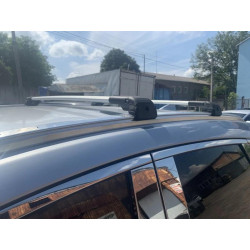 Купить Багажник (поперечины) на интегрированные рейлинги Wingbar V2 (2 шт) Серый для Volkswagen Touareg 2018- гг