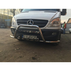 Купити Кенгурятник з вусами WT003-Plus (нерж.) для Mercedes Sprinter W906 2006-2018 рр