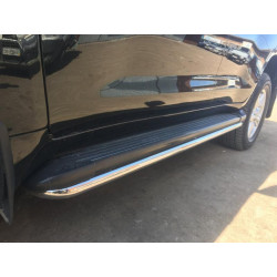 Купити Захист бічного порогу BB004 (2 шт., нерж.) для Toyota Land Cruiser 200