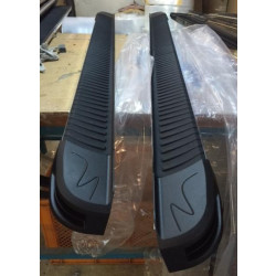 Купити Бокові пороги Maya V1 (2 шт., алюміній) для Suzuki SX4 S-Cross 2013-2016рр