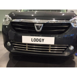 Купить Решетка в бампер (нерж) для Renault Lodgy 2013-2022 гг