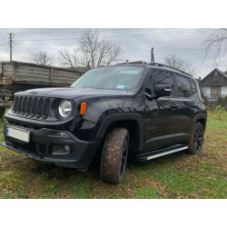 Купити Бокові пороги Maya V1 (2 шт., алюміній) для Jeep Renegade