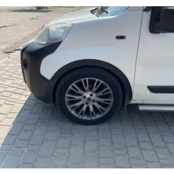 Купити Накладки на арки (4 шт, чорні) 1 двері металеві для Peugeot Bipper