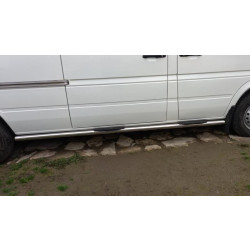 Купити Бічні труби (2 шт., нерж.) Довга база, d60 для Volkswagen LT 1995-2006 рр
