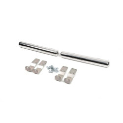 Купити Бічні труби за заднім колесом (2 шт., нерж) Коротка база для Volkswagen LT 1995-2006 рр