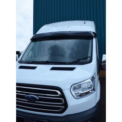 Купити Козирьок на лобове скло (чорний глянець, 5мм) для Ford Transit 2014- рр