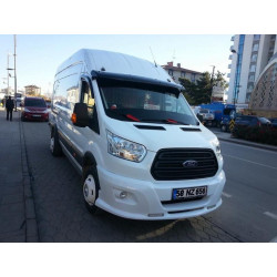 Купити Козирьок на лобове скло (чорний глянець, 5мм) для Ford Transit 2014- рр