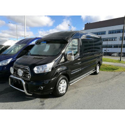 Купити Козирьок на лобове скло (чорний глянець, 5мм) для Ford Transit 2014- рр