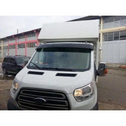 Купити Козирьок на лобове скло (чорний глянець, 5мм) для Ford Transit 2014- рр