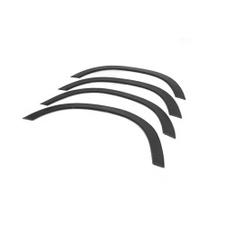 Купити Накладки на арки (4 шт., чорний метал) Чорний мат для Renault Duster 2008-2017 рр
