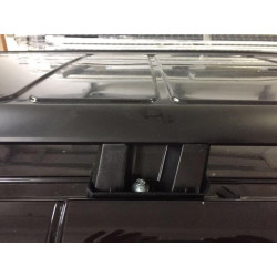 Купить Рейлинги черные ELITE (пласт. ножки) Длинная база (EXTRALONG) для Mercedes Vito/V-class W447 2014- гг