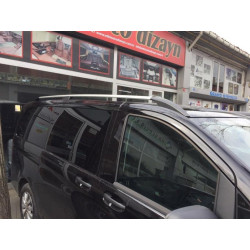 Купити Рейлінги ELITE Хром (пласт. ніжка) Середня база (Long) для Mercedes Vito / V-class W447 2014- рр