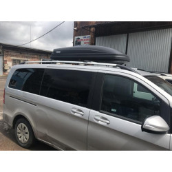 Купити Рейлінги Хром CAN Оригінальний дизайн (метал. ніжки) Середня база (LONG) для Mercedes Vito / V-class W447 2014- рр