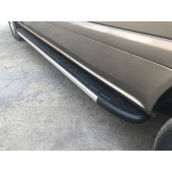 Купить Боковые пороги Duru (2 шт., алюминий) Длинная база для Mercedes Viano 2004-2014 гг