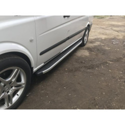 Купить Боковые пороги Fullmond (2 шт, алюм) Длинная база для Mercedes Vito/V-class W447 2014- гг
