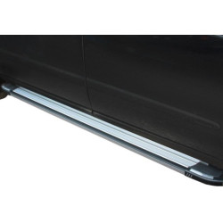 Купити Бокові пороги Rainbow (2 шт., Алюміній) Коротка/Середня бази для Mercedes Viano 2004-2014 рр