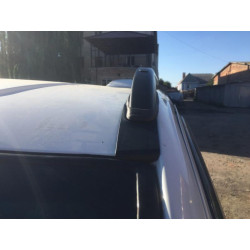 Купить Рейлинги черные Skyport (сплошной метал) Средняя база (LONG) для Mercedes Viano 2004-2014 гг