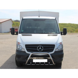 Купить Кенгурятник WT003 (нерж.) 60мм, с надписью для Mercedes Sprinter W906 2006-2018 гг