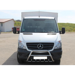 Купить Кенгурятник WT003 (нерж.) 60мм, с надписью для Mercedes Sprinter W906 2006-2018 гг
