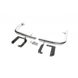 Купить Боковые трубы за задним колесом угловые (2 шт, нерж) Средняя для Mercedes Sprinter W907/W910 2018- гг