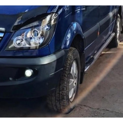 Купить Боковые трубы (2 шт., нерж.) d60, короткая база для Mercedes Sprinter W906 2006-2018 гг