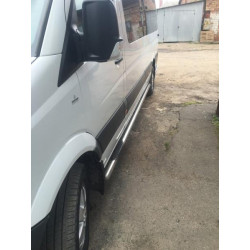 Купить Боковые трубы (2 шт., нерж.) d70, Короткая база для Mercedes Sprinter W906 2006-2018 гг