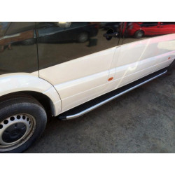 Купити Бокові пороги Fullmond (2 шт., алюм) Середня база для Volkswagen Crafter 2006-2016 рр