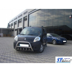 Купить Кенгурятник WT003/004 (нерж.) без надписи, 60 мм для Renault Kangoo 2008-2020 гг