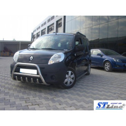 Купить Кенгурятник WT003/004 (нерж.) без надписи, 51 мм для Renault Kangoo 2008-2020 гг