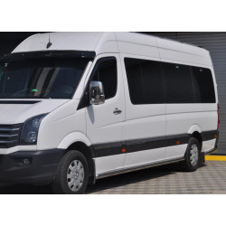 Купить Боковые трубы (2 шт, нерж) d70, короткая база для Volkswagen Crafter 2006-2016 гг