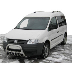 Купить Кенгурятник WT003 (нерж) 60мм, без надписи для Volkswagen Caddy 2004-2010 гг