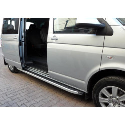 Купить Боковые пороги Fullmond (2 шт, алюм) Длинная база для Volkswagen T4 Caravelle/Multivan