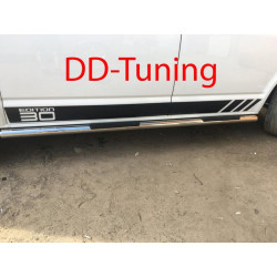 Купить Боковые трубы (2 шт, нерж) 60мм, Длинная база для Volkswagen T6