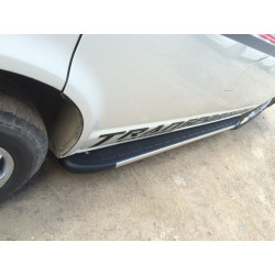 Купить Боковые пороги Duru (2 шт., алюминий) Длинная база для Volkswagen T6