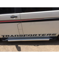 Купити Бокові пороги Line (2 шт., алюміній) Коротка база для Volkswagen T6