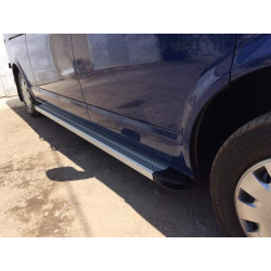 Купить Боковые пороги Maya V2 (2 шт., алюминий) Короткая база для Volkswagen T6