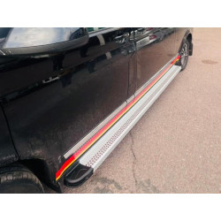 Купить Боковые пороги Maya V2 (2 шт., алюминий) Короткая база для Volkswagen T6