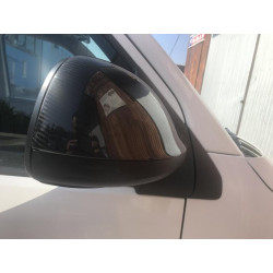 Купити Накладки на дзеркала (2 шт., карбон) Покриття під карбон для Volkswagen T5 2010-2015 рр