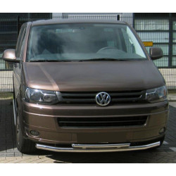 Купити Нижня подвійна губа 60/48мм (нерж) 51 на 42 мм для Volkswagen T5 2010-2015 рр