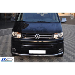 Купити Нижня одинарна губа (нерж) 60 мм для Volkswagen T5 2010-2015 рр