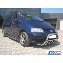Купити Кенгурятник WT003 (нерж) 51 мм для Volkswagen Sharan 1995-2010 рр