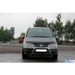 Купити Кенгурятник WT003 (нерж) 51 мм, без напису для Volkswagen Sharan 2010- рр