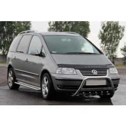 Купити Кенгурятник WT003 (нерж) 51 мм, без напису для Volkswagen Sharan 2010- рр