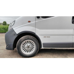 Купить Накладки на колесные арки (4 шт, черные) 2001-2007, черный металл для Nissan Primastar