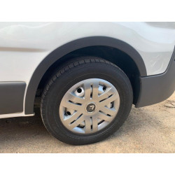 Купить Накладки на колесные арки (4 шт, черные) 2001-2007, черный металл для Nissan Primastar