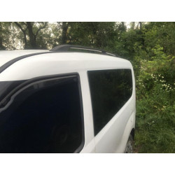 Купити Рейлінги Чорні Максі, Пластикові ніжки для Opel Combo 2012-2018 рр